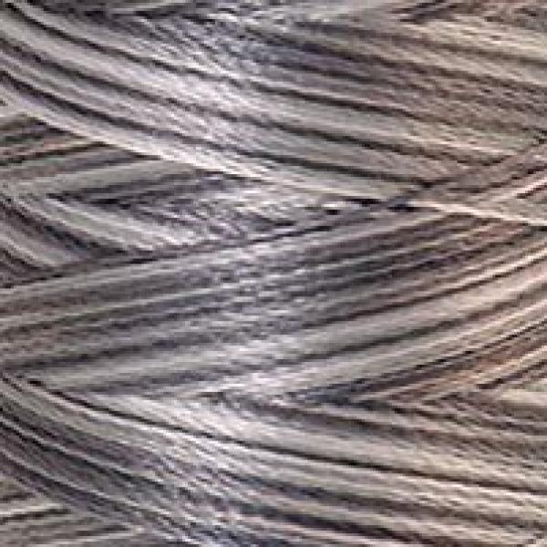 Spule Poly Sheen Multi Overcast Greys, bunt mit Grau, Anthrazit und Weiß